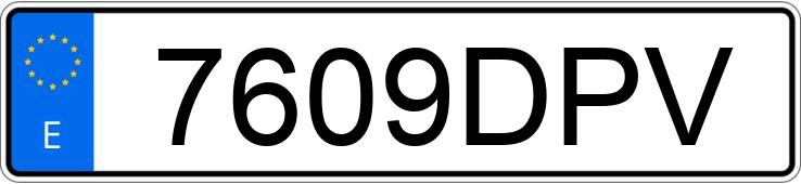 Numer rejestracyjny 7609DPV posiada SSANGYONG/KGM REXTON