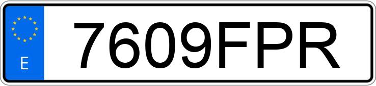 Numer rejestracyjny 7609FPR posiada SEAT ALTEA XL