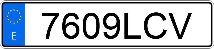 Numer rejestracyjny 7609LCV posiada LAND ROVER RANGE ROVER