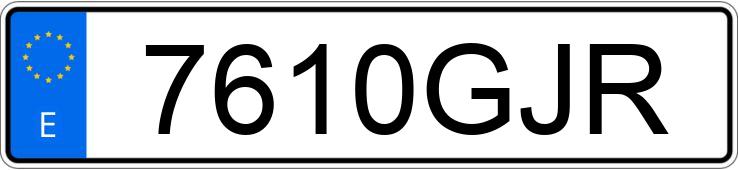 Numer rejestracyjny 7610GJR posiada SEAT LEON