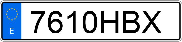 Numer rejestracyjny 7610HBX posiada OPEL ASTRA