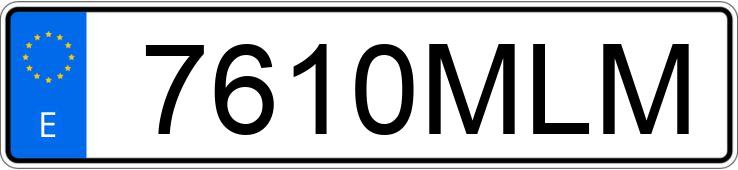 Numer rejestracyjny 7610MLM posiada SEAT ARONA