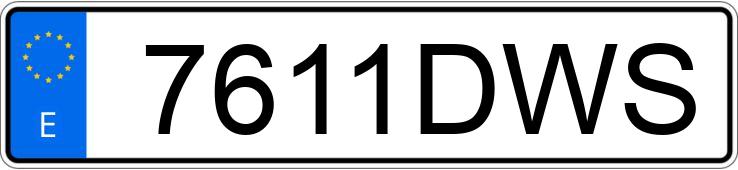 Numer rejestracyjny 7611DWS posiada FORD FOCUS Numer rejestracyjny 7611DWS posiada FORD FOCUS