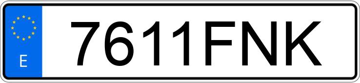 Numer rejestracyjny 7611FNK posiada VOLKSWAGEN POLO Numer rejestracyjny 7611FNK posiada VOLKSWAGEN POLO