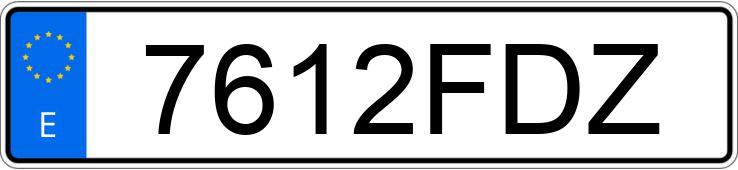 Numer rejestracyjny 7612FDZ posiada CHEVROLET-GM CAPTIVA