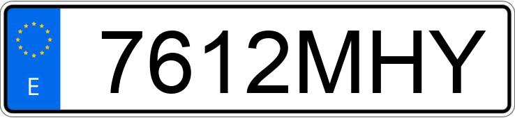 Numer rejestracyjny 7612MHY posiada KIA XCEED