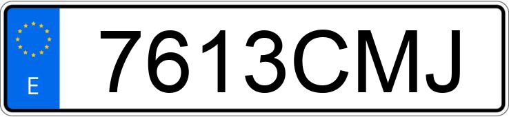 Numer rejestracyjny 7613CMJ posiada BMW SERIE 3 Numer rejestracyjny 7613CMJ posiada BMW SERIE 3