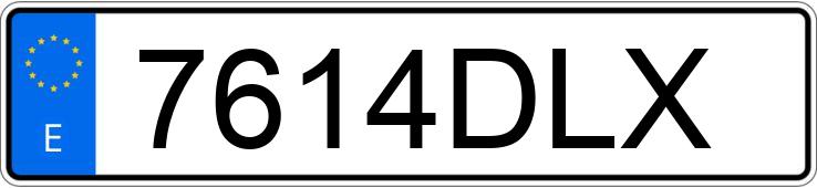Numer rejestracyjny 7614DLX posiada AUDI A3 Numer rejestracyjny 7614DLX posiada AUDI A3