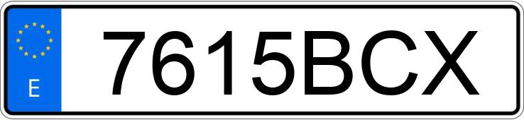 Numer rejestracyjny 7615BCX posiada MITSUBISHI MONTERO Numer rejestracyjny 7615BCX posiada MITSUBISHI MONTERO