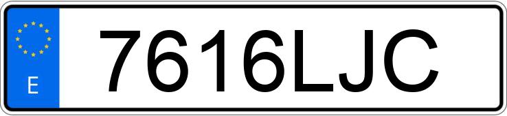 El número de registro 7616LJC tiene NISSAN MICRA El número de registro 7616LJC tiene NISSAN MICRA