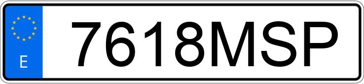 Numer rejestracyjny 7618MSP posiada VOLKSWAGEN GOLF Numer rejestracyjny 7618MSP posiada VOLKSWAGEN GOLF