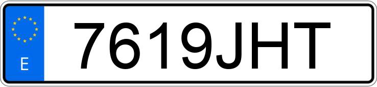 Numer rejestracyjny 7619JHT posiada MERCEDES CLA (117)