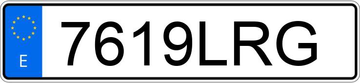 Numer rejestracyjny 7619LRG posiada JEEP COMPASS