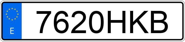 Registreringsnummeret 7620HKB har RENAULT SCENIC Registreringsnummeret 7620HKB har RENAULT SCENIC