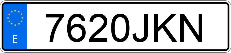 Numer rejestracyjny 7620JKN posiada NISSAN QASHQAI Numer rejestracyjny 7620JKN posiada NISSAN QASHQAI