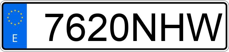 Numer rejestracyjny 7620NHW posiada RENAULT CAPTUR