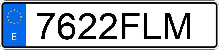 Numer rejestracyjny 7622FLM posiada PEUGEOT 207