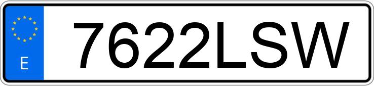 Numer rejestracyjny 7622LSW posiada BMW SERIE 2