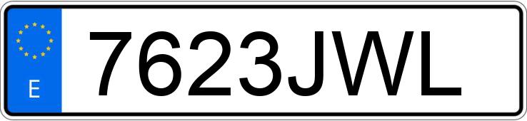 Numer rejestracyjny 7623JWL posiada RENAULT KANGOO Numer rejestracyjny 7623JWL posiada RENAULT KANGOO