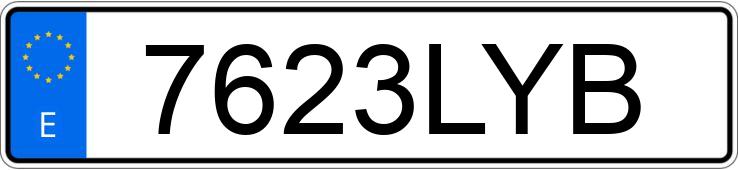 Numer rejestracyjny 7623LYB posiada RENAULT CLIO Numer rejestracyjny 7623LYB posiada RENAULT CLIO