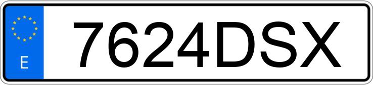 Numer rejestracyjny 7624DSX posiada TOYOTA COROLLA Numer rejestracyjny 7624DSX posiada TOYOTA COROLLA