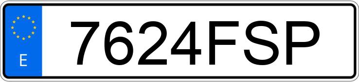 Numer rejestracyjny 7624FSP posiada RENAULT MIDLUM