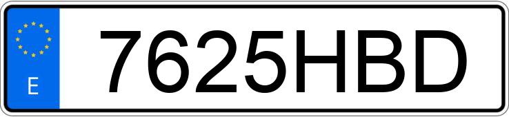 Numer rejestracyjny 7625HBD posiada PEUGEOT 5008 Numer rejestracyjny 7625HBD posiada PEUGEOT 5008