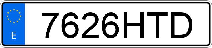 Numer rejestracyjny 7626HTD posiada VOLKSWAGEN PASSAT Numer rejestracyjny 7626HTD posiada VOLKSWAGEN PASSAT