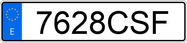 Numer rejestracyjny 7628CSF posiada NISSAN MICRA