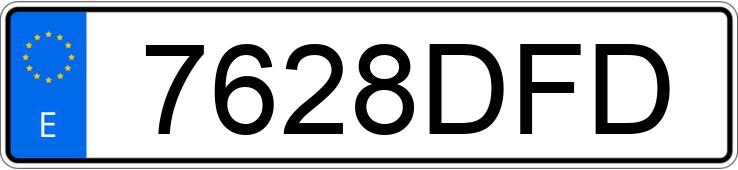 Numer rejestracyjny 7628DFD posiada CITROEN C3