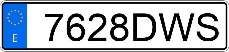 Numer rejestracyjny 7628DWS posiada PEUGEOT 307 Numer rejestracyjny 7628DWS posiada PEUGEOT 307