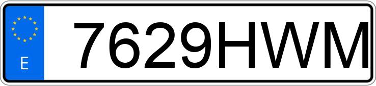 Registreringsnummeret 7629HWM har VOLKSWAGEN TIGUAN