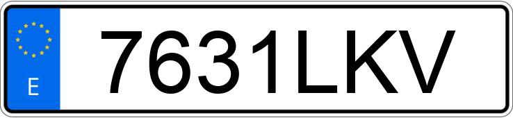 Numer rejestracyjny 7631LKV posiada MAN TGX Numer rejestracyjny 7631LKV posiada MAN TGX