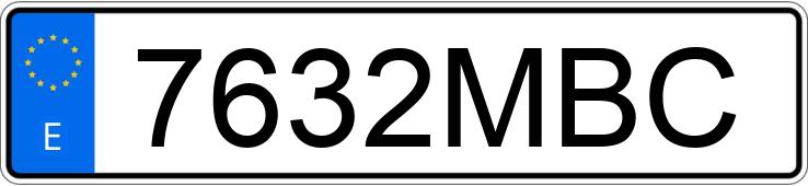 Numer rejestracyjny 7632MBC posiada CITROEN C4