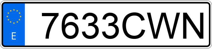 Numer rejestracyjny 7633CWN posiada CITROEN C3