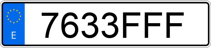 Numer rejestracyjny 7633FFF posiada OPEL ASTRA GTC