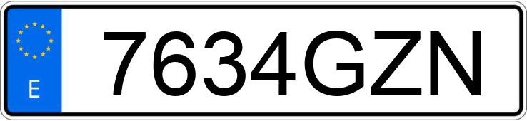 Numer rejestracyjny 7634GZN posiada DACIA DUSTER Numer rejestracyjny 7634GZN posiada DACIA DUSTER