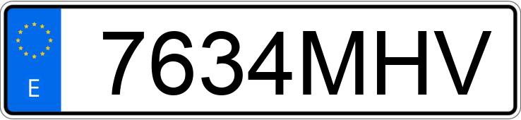 Numer rejestracyjny 7634MHV posiada LAND ROVER RANGE ROVER EVOQUE