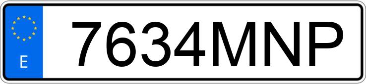 Numer rejestracyjny 7634MNP posiada PEUGEOT 5008