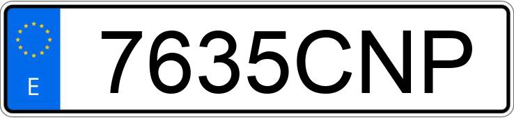 Numer rejestracyjny 7635CNP posiada VOLKSWAGEN GOLF 25 ANIVERSARIO 1.9TDI 110