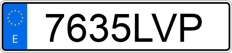 Numer rejestracyjny 7635LVP posiada RENAULT MASTER