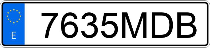 Numer rejestracyjny 7635MDB posiada FORD KUGA