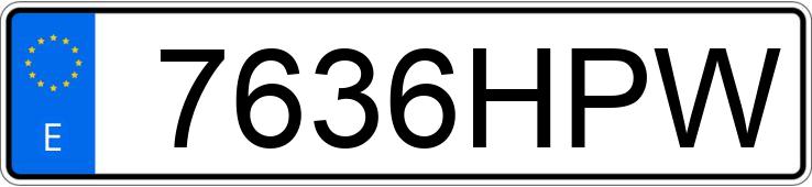 Numer rejestracyjny 7636HPW posiada TRIUMPH TIGER Numer rejestracyjny 7636HPW posiada TRIUMPH TIGER