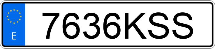 Numer rejestracyjny 7636KSS posiada CITROEN C4 CACTUS