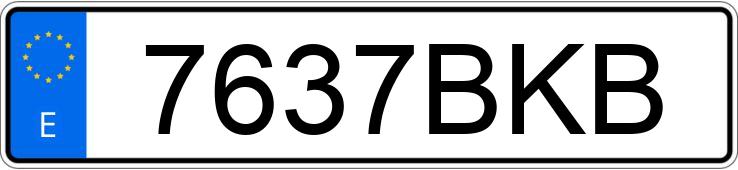 Numer rejestracyjny 7637BKB posiada SEAT TOLEDO