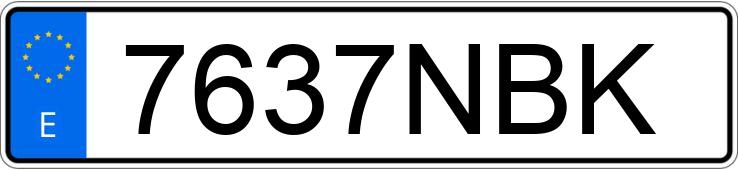 Numer rejestracyjny 7637NBK posiada IVECO DAILY Numer rejestracyjny 7637NBK posiada IVECO DAILY