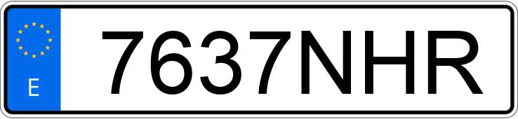 Numer rejestracyjny 7637NHR posiada MAZDA MAZDA6