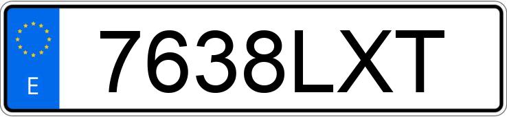 Numer rejestracyjny 7638LXT posiada BMW SERIE 3 Numer rejestracyjny 7638LXT posiada BMW SERIE 3