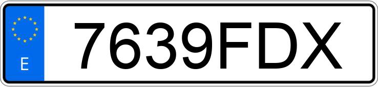 Numer rejestracyjny 7639FDX posiada OPEL MERIVA Numer rejestracyjny 7639FDX posiada OPEL MERIVA