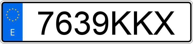 Numer rejestracyjny 7639KKX posiada DS DS4 CROSSBACK Numer rejestracyjny 7639KKX posiada DS DS4 CROSSBACK